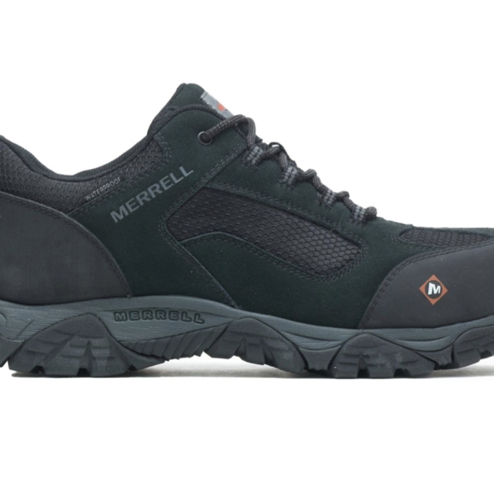 Merrell Black and Gray Men's Shoes - Picture 2 of 13